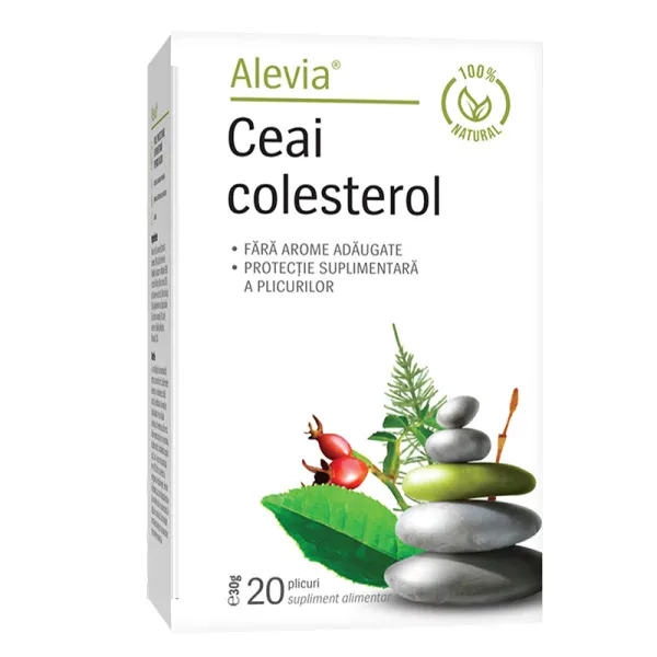 Ceaiuri - Ceai colesterol, 20 plicuri, Alevia
, nordpharm.ro