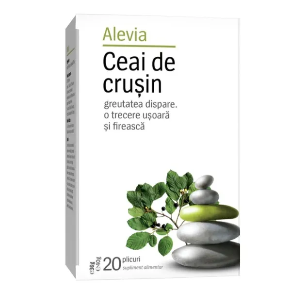 Ceaiuri - Ceai de crusin, 20 plicuri, Alevia
, nordpharm.ro