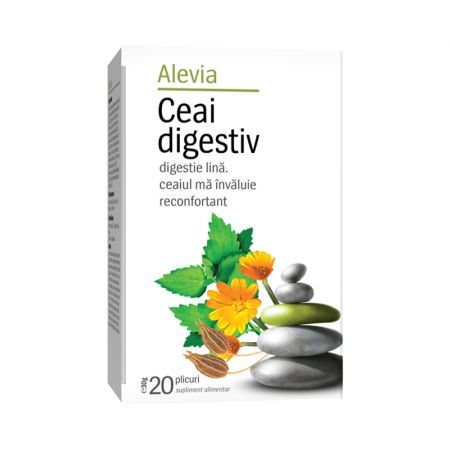Ceaiuri - Ceai digestiv, 20 plicuri, Alevia, nordpharm.ro