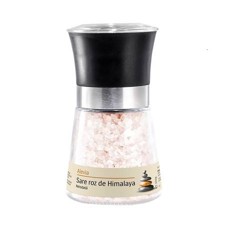 Alimente - Rasnita sare roz Himalaya cristale neiodată, 200g, Alevia, nordpharm.ro