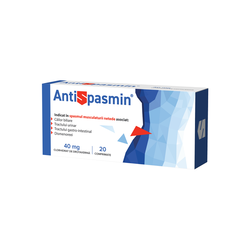 Antispastice - Antispasmin, 40 mg, 20 comprimate, Biofarm
, nordpharm.ro