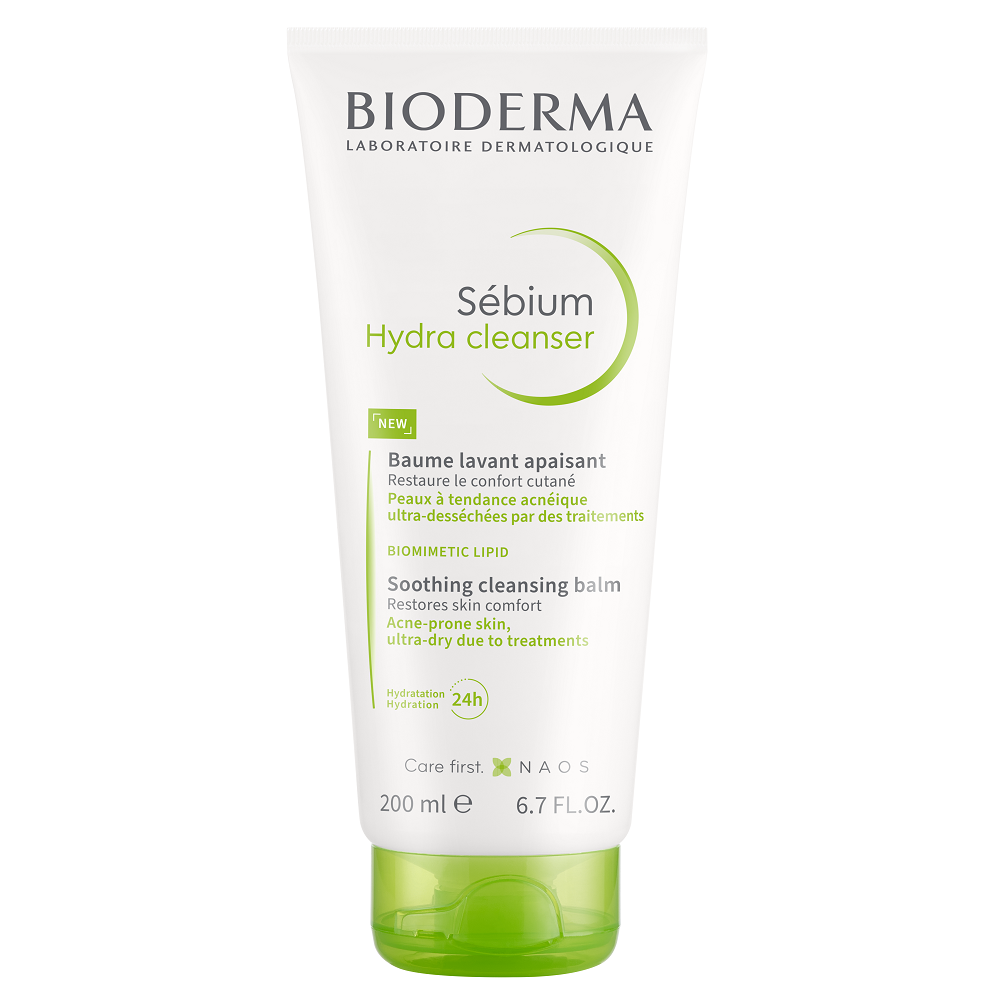 Ten cu imperfectiuni - Balsam de curatare Sebium Hydra Cleanser, 200 ml, Bioderma , nordpharm.ro