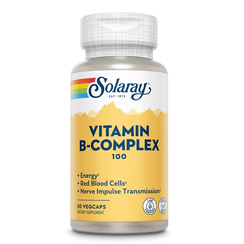 Uz general - Vitamin B-Complex Solaray, 100 mg, 50 capsule, Secom, nordpharm.ro