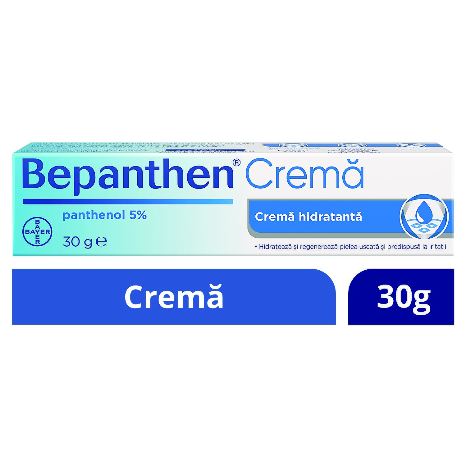Igiena si ingrijirea copilului - Bepanthen crema, 30 g, Bayer, nordpharm.ro