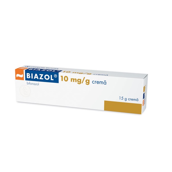 Afectiuni dermatologice - Biazol crema, 10 mg/g, 15 g, Gedeon Richter , nordpharm.ro