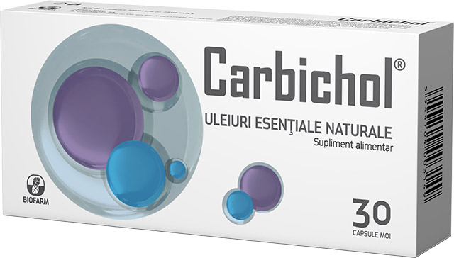 Sistemul digestiv - CARBICHOL CTX30 CPS.MOI BIOFARM, nordpharm.ro
