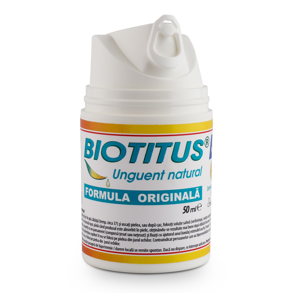 Creme, unguente - BIOTITUS tub 50ml unguent natural adjuvant pentru plaga
, nordpharm.ro