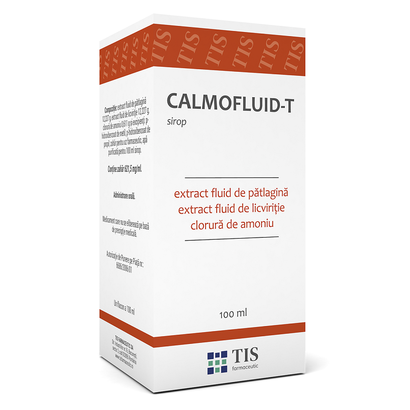 Sistemul respirator - Calmofluid-T sirop, 100 ml, Tis Farmaceutic , nordpharm.ro