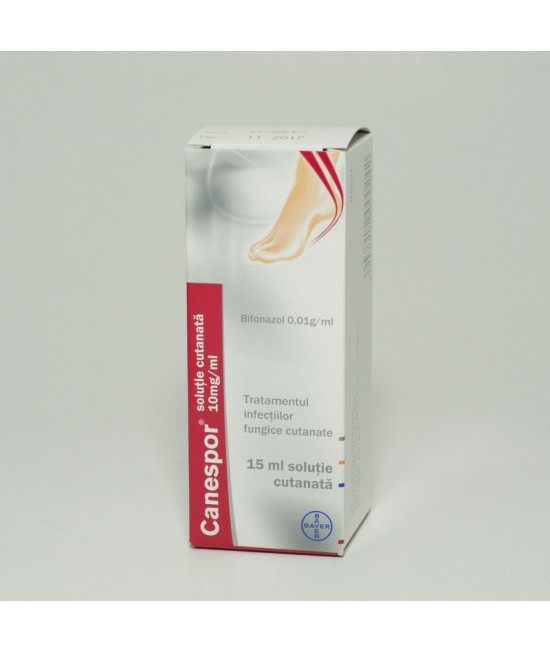 Afectiuni dermatologice - Canespor solutie, 10mg/ml, 15 ml, Bayer
, nordpharm.ro