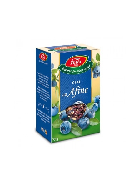 Dieta si Nutritie - Ceai cu afine Aromfruct, 75 g, Fares , nordpharm.ro