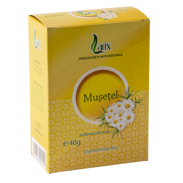 Ceaiuri - Ceai de Musetel, 40 g, Larix , nordpharm.ro