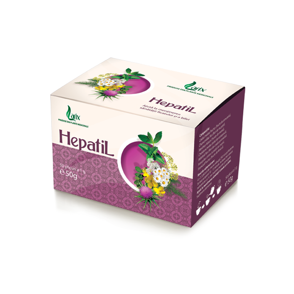 Ceaiuri - Ceai HepatiL, 40 plicuri, Larix , nordpharm.ro