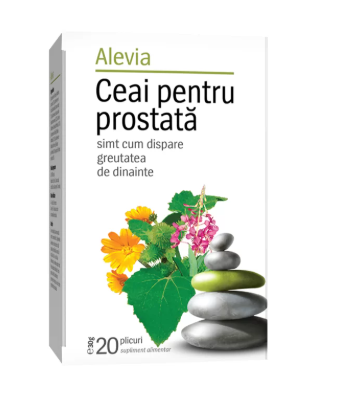 Ceaiuri - Ceai pentru Prostata, 20 plicuri, Alevia, nordpharm.ro