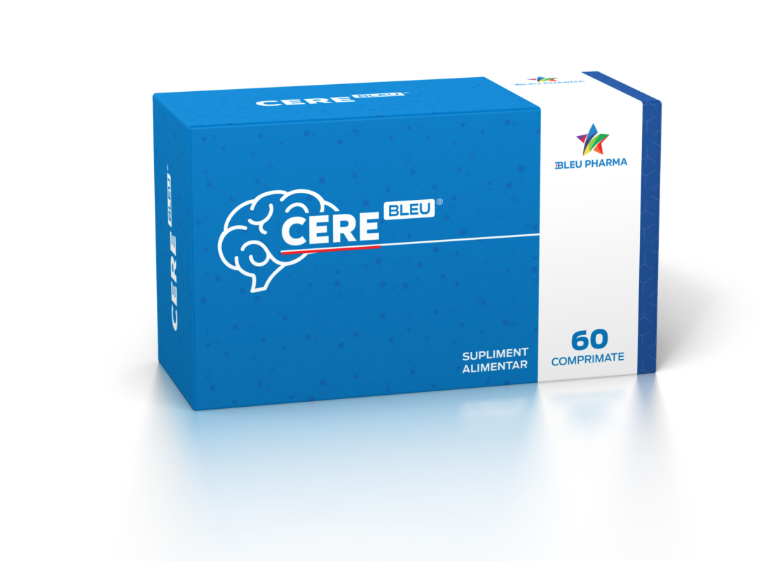 Sistemul nervos - CereBleu, 60 comprimate, Bleu Pharma, nordpharm.ro