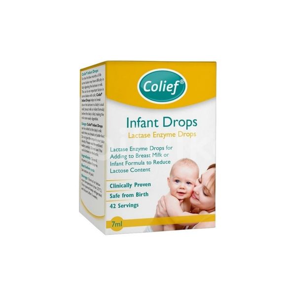 Suplimente pentru copii - Picaturi cu enzima lactaza, Infant Drops, 7 ml, Colief, nordpharm.ro