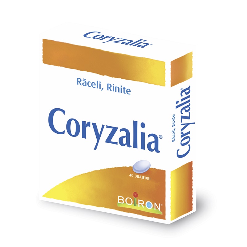 Raceala si gripa - Coryzalia, 40 drajeuri, Boiron, nordpharm.ro