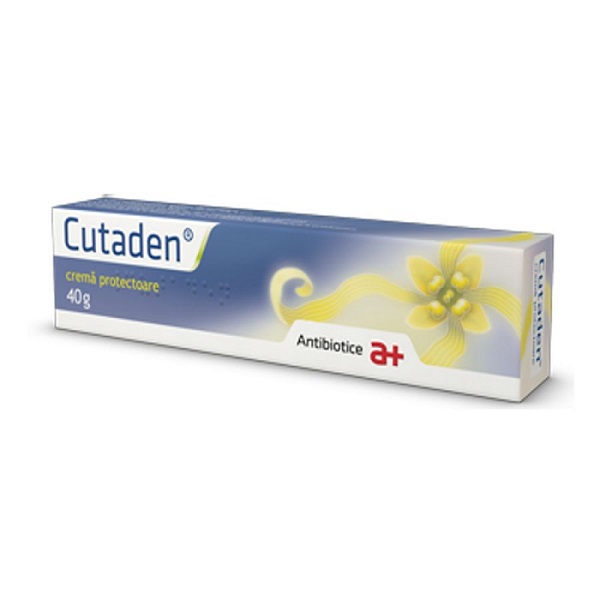 Afectiuni cutanate - Cutaden, 40 g, Antibiotice SA , nordpharm.ro
