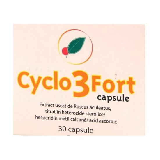 Afectiuni circulatorii - Cyclo 3 Fort, 30 capsule, Pierre Fabre Healthcare, nordpharm.ro