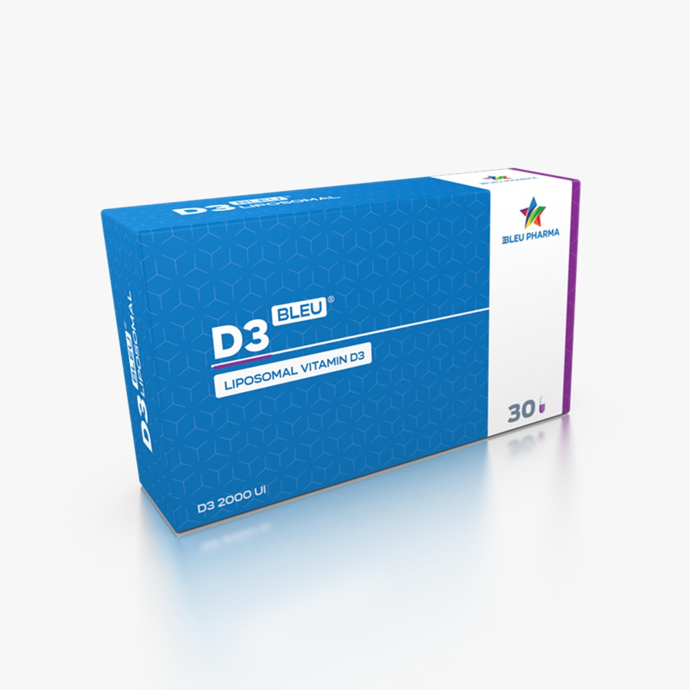 Imunitate - D3 Bleu Liposomal 30 capsule, Bleu Pharma, nordpharm.ro