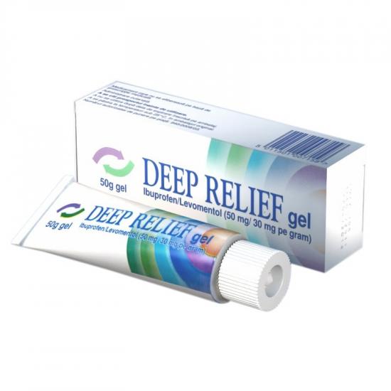 Afectiuni osteoarticulare - DEEP RELIEF 50MG/30 MG/G GEL 50G, nordpharm.ro
