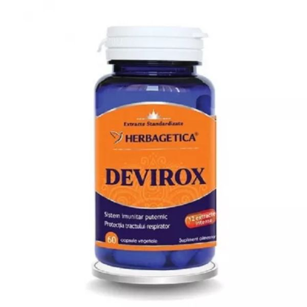 Vitamine si suplimente - Devirox, 60 capsule, Herbagetica , nordpharm.ro