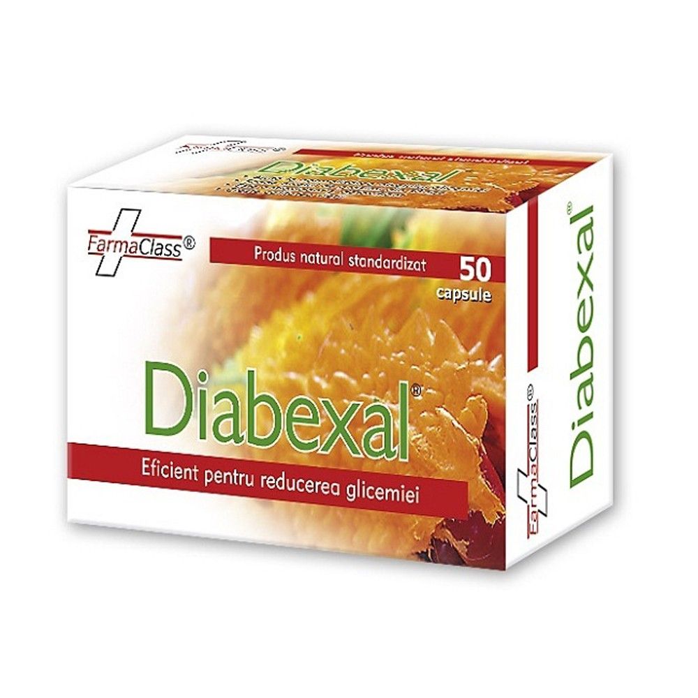 Vitamine si suplimente - Diabexal, 50 capsule, FarmaClass , nordpharm.ro