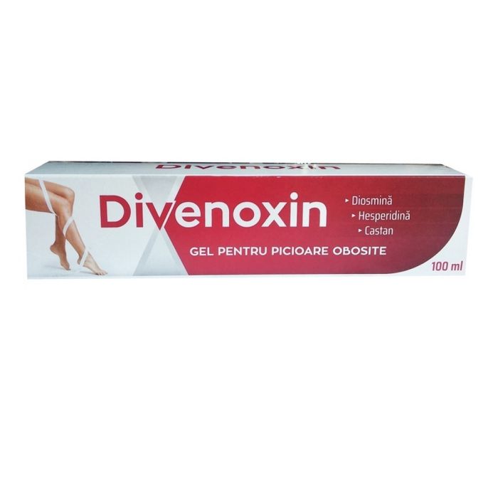 Ingrijirea picioarelor - Divenoxin gel pentru picioare obosite, 100 ml, Zdrovit, nordpharm.ro