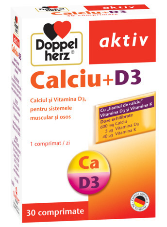 Vitamine si suplimente - DOPPELHERZ AKTIV CA+D3 CTX30 TBL
, nordpharm.ro