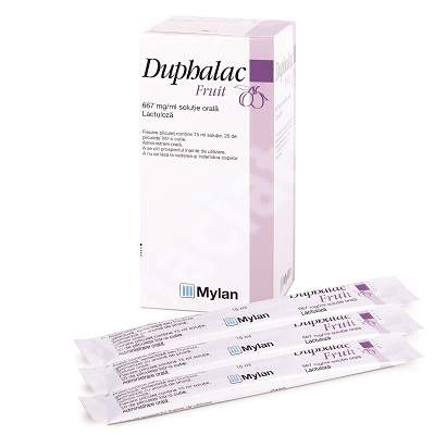 Afectiuni digestive - DUPHALAC FRUIT 667 MG/ML 15ML CTX20 PL MYLAN, nordpharm.ro
