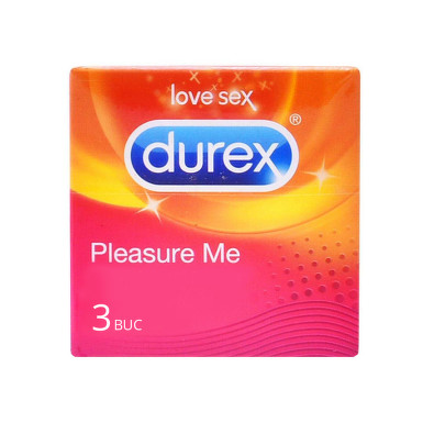 Prezervative - DUREX PLEASURE ME 3 BUC, nordpharm.ro