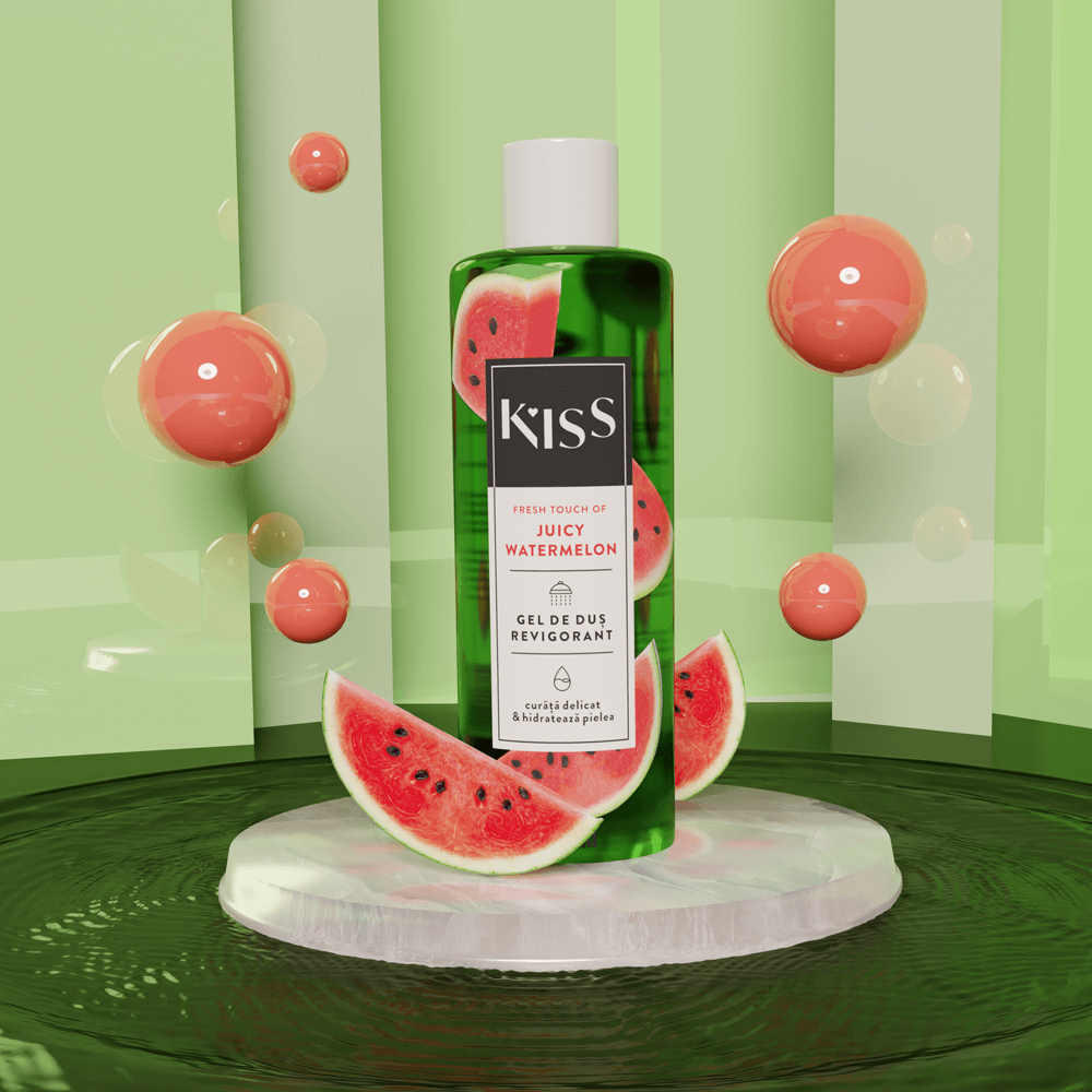 Ingrijirea pielii - Kiss gel de dus Juicy Watermelon, 250ml, Fiterman
, nordpharm.ro