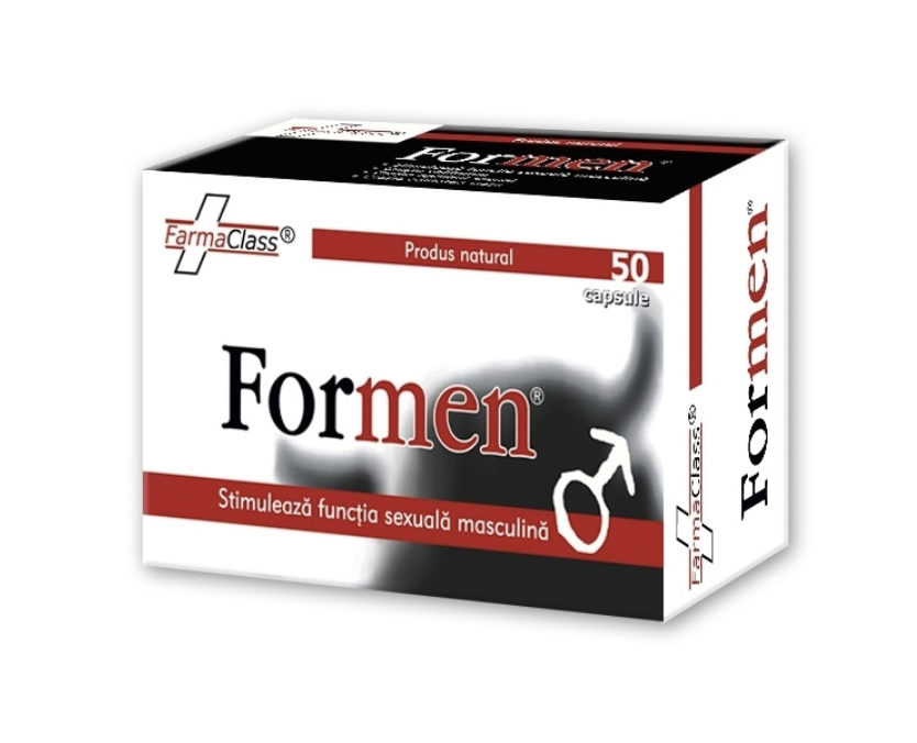 Tonice sexuale - Formen, 50 capsule, FarmaClass , nordpharm.ro
