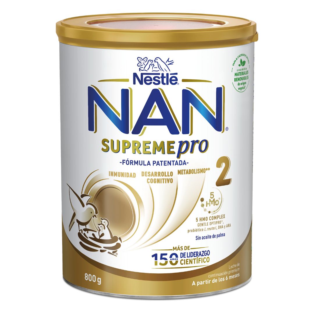 Mama si copilul - Formula de lapte praf Nan 2 Supreme Pro, +6 luni, 800 g, Nestle , nordpharm.ro