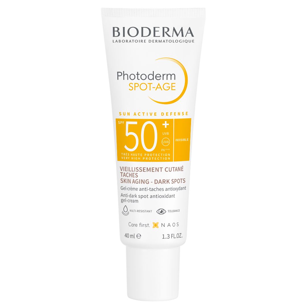 Produse protectie solara - Gel-crema cu efect antioxidant impotriva petelor brune Photoderm Spot-Age, SPF 50+, 40 ml, Bioderma , nordpharm.ro