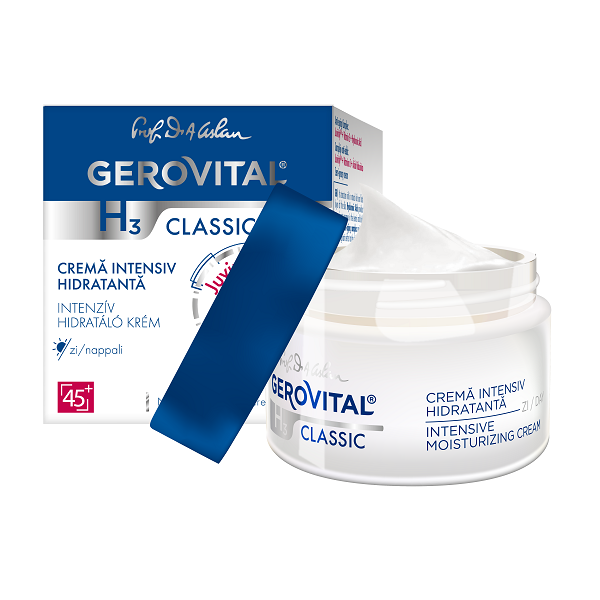 Cosmetice - GEROVITAL H3 CLASSIC CREMA INTENSIV HIDRATANTA ZI, nordpharm.ro