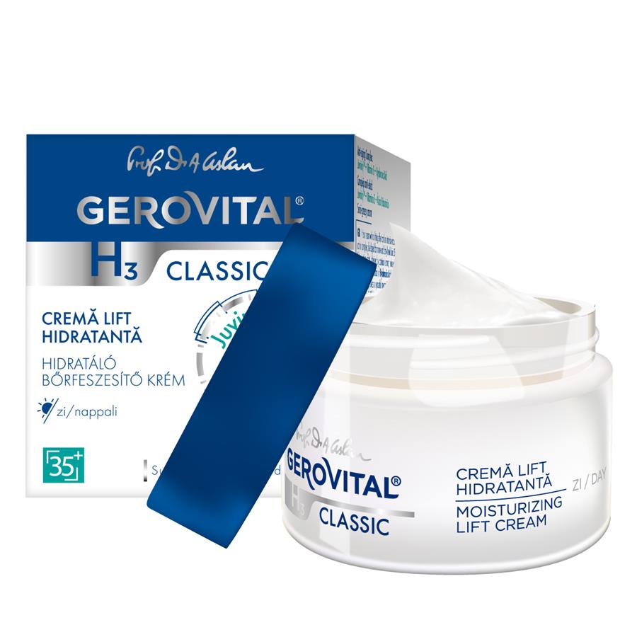 Cosmetice - GEROVITAL H3 CLASSIC CREMA LIFT HIDRATANTA ZI, nordpharm.ro