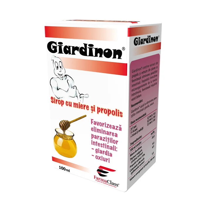Viermi intestinali si paraziti - Giardinon, 100 ml, FarmaClass , nordpharm.ro