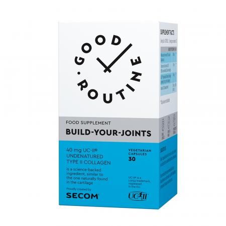 Articulatii oase muschi - Build Your Joints Good Routine, 30 capsule, Secom, nordpharm.ro