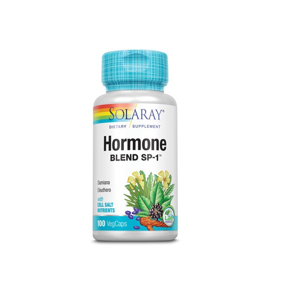 Tonice sexuale - Hormone Blend Solaray, 100 capsule, Secom , nordpharm.ro