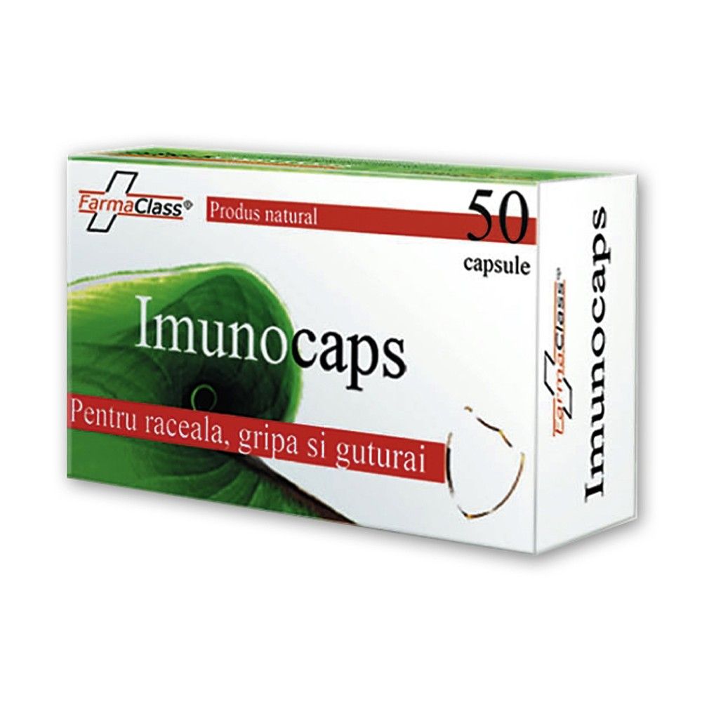 Vitamine si suplimente - Imunocaps, 50 capsule, FarmaClass , nordpharm.ro