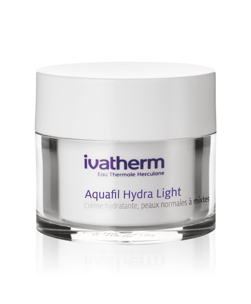 Ingrijire ten - Crema hidratanta pentru piele normal-mixta Aquafil Hydra Light, 50 ml, Ivatherm, nordpharm.ro