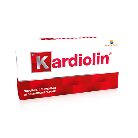 Sistemul cardiovascular - Kardiolin, 28 comprimate filmate, Sun Wave Pharma, nordpharm.ro
