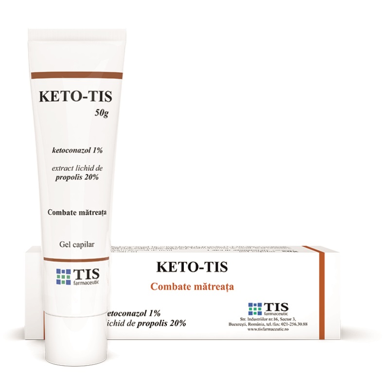 Antimicotice - Keto-Tis gel capilar, 50 g, Tis Farmaceutic, nordpharm.ro