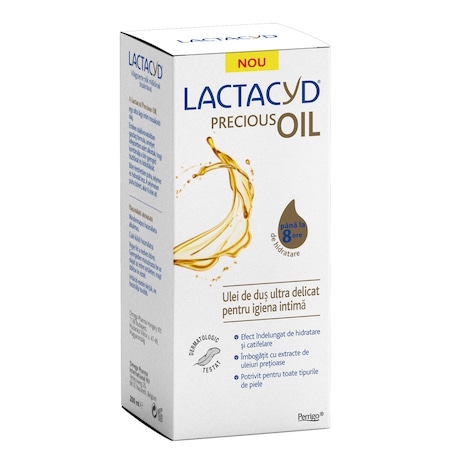 Igiena intima - LACTACYD PRECIOUS OIL 200ML + 1 PACHET LACTACYD SERVETELE UMEDE CADOU, nordpharm.ro