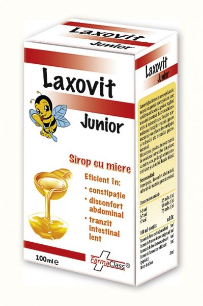Diaree si constipatie - LaxoVit Junior, 100 ml, FarmaClass , nordpharm.ro