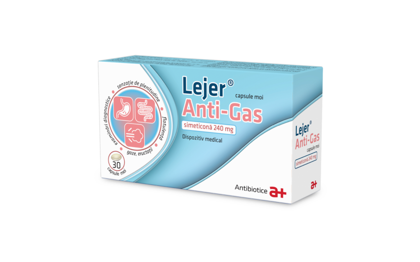 Balonare - Lejer Anti-Gas, 240 mg, 30 capsule moi, nordpharm.ro