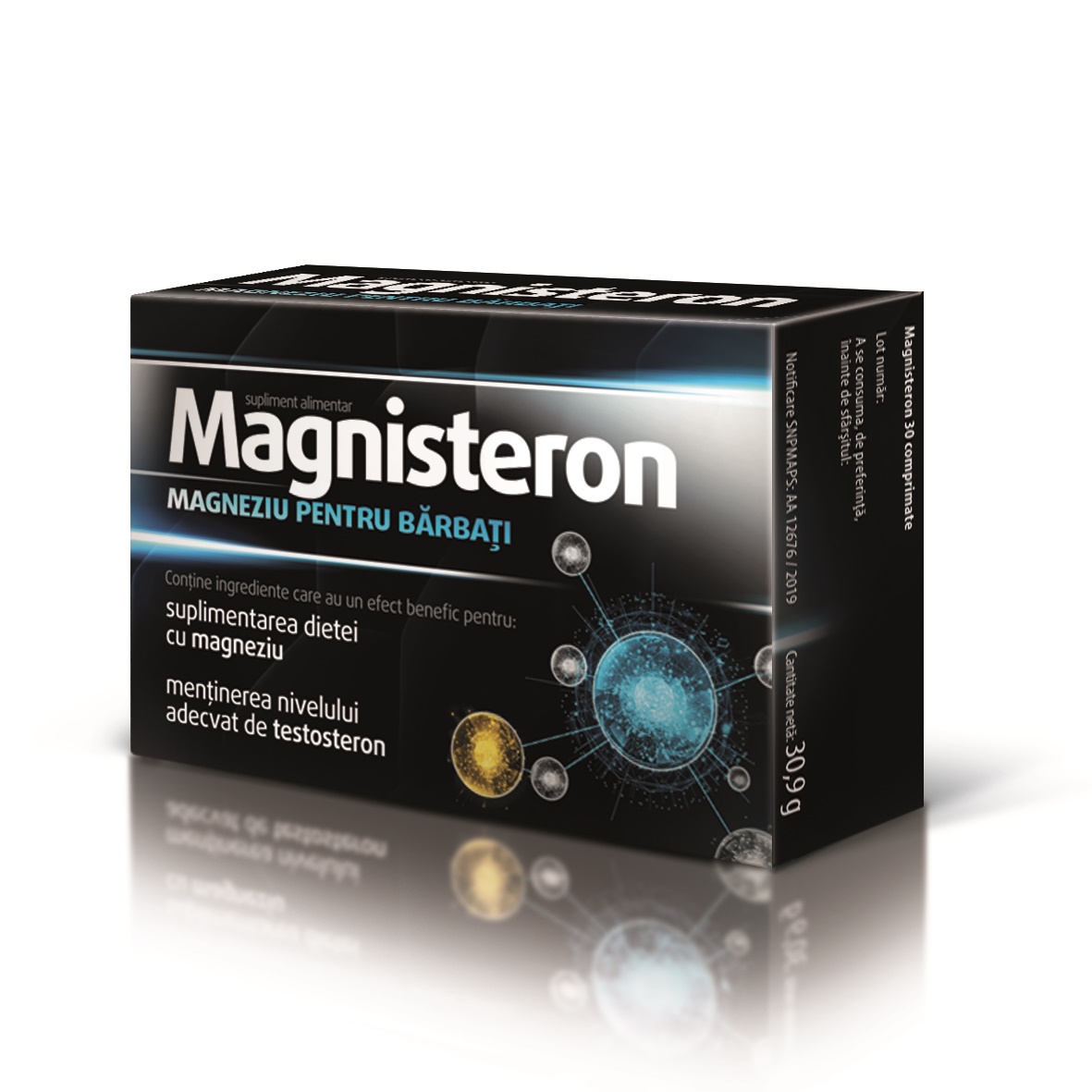 Tonice sexuale - Magnisteron magneziu pentru barbati, 30 comprimate, Aflofarm, nordpharm.ro