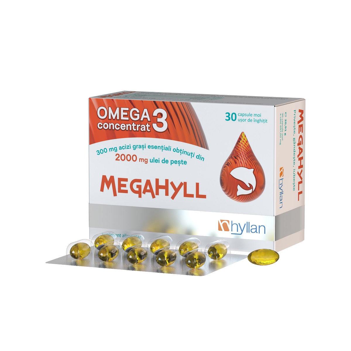 Suplimente alimentare - Megahyll, Megahyll, 30 capsule, Hyllan , nordpharm.ro
