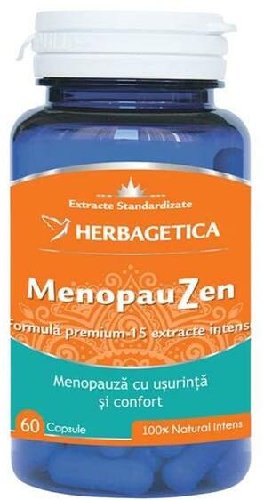 Suplimente alimentare - Menopauzen, 60 capsule, Herbagetica , nordpharm.ro