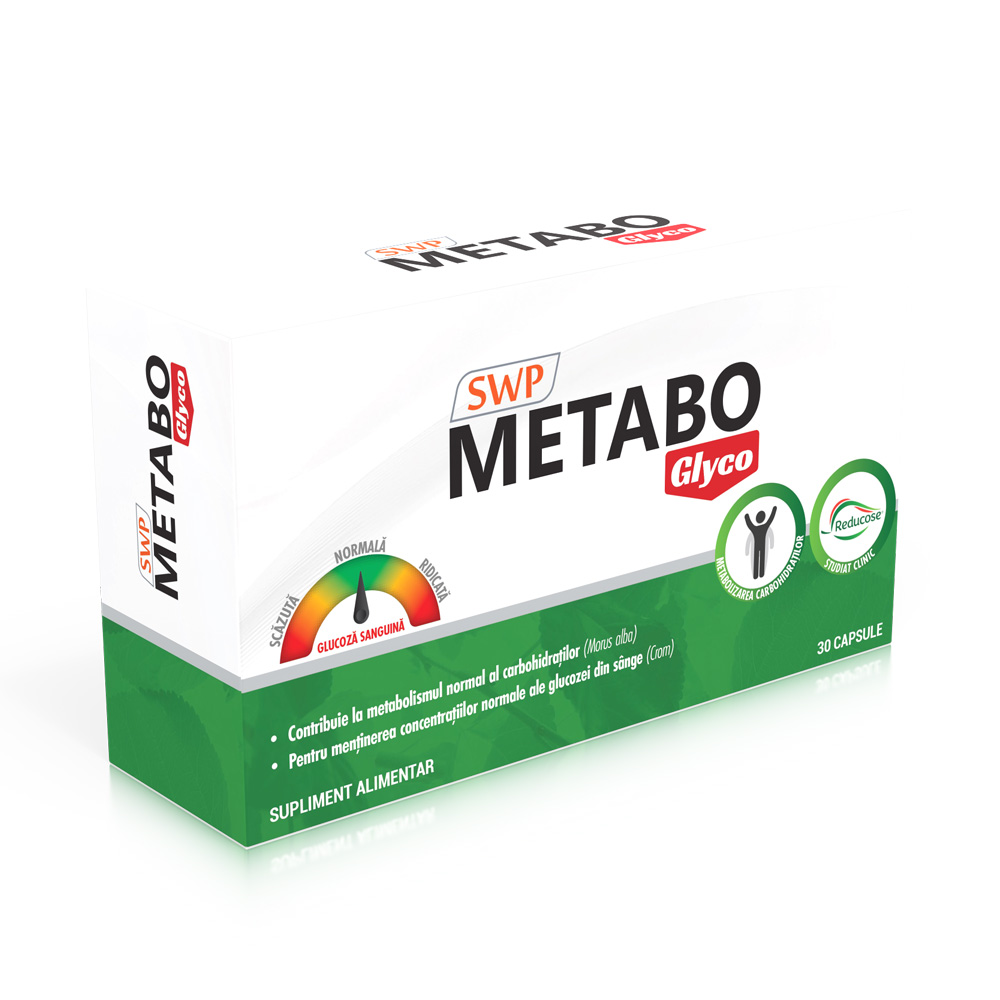 Diabet - Metabo Glyco, 30 capsule, Sun Wave Pharma, nordpharm.ro